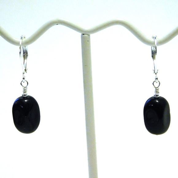 Princess Gems Jewelry - Sterling Silver Lever Back Earrings